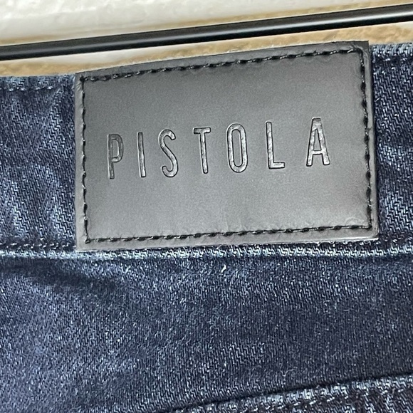 Pistola jeans high rise dark wash sz 26 Lennon crop boot P00016088mc - Picture 5 of 9